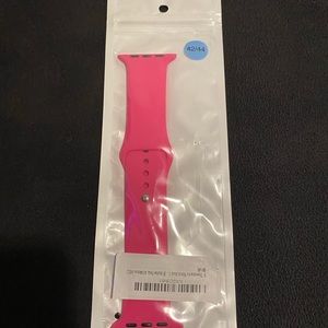 Hot pink Apple Watch band